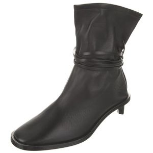 Jil Sander Leather Mid-Calf Boots
